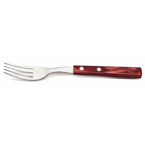 GARFO EM AÇO INOX PARA MESA CABO VERMELHO (POLYWOOD) (21102/470) - TRAMONTINA