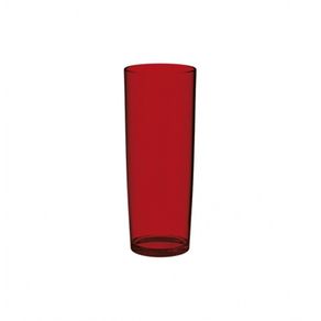 COPO LONG DRINK 300ML VERMELHO TRANSLUCIDO (UZ135-VM) - UZ Utilidades