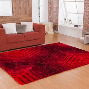 TAPETE SILK HIMALAYA 2,00 X 3,00 DES 001 - NIAZITEX VERMELHO