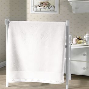 TOALHA DE BANHO VELOUR BABY CLASSIC 0,70X1,15 BRANCO