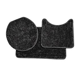 JOGO BANHEIRO PROVENCE 3PCS PRETO