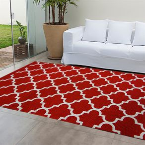 TAPETE ISTANBUL 1,00 X 1,40 VERMELHO