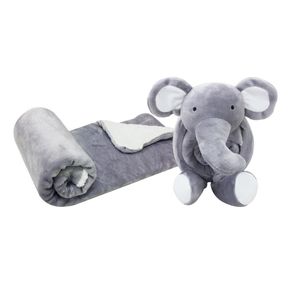 EDREDOM INFANTIL ANIMALS 0,76 X 0,90 ELEFANTE