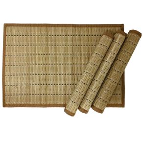 JOGO AMERICANO BAMBOO ACRE 4PCS BEGE