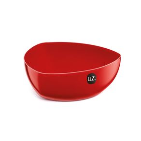 SALADEIRA TRIANGULARES 4L VERMELHO SOLIDO PLASTICO (UZ168-VM)