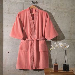 ROUPAO ADULTO MOD AD-2 CONFORT VELOUR AF-958 P ROSE