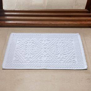 Tapete Vermont 0,55 X 1,10 003/BRANCO/UNICO
