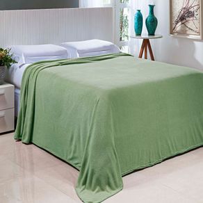 Cobertor Essence Nc 1,80 X 2,20 VERDE OLIVA/UNICO