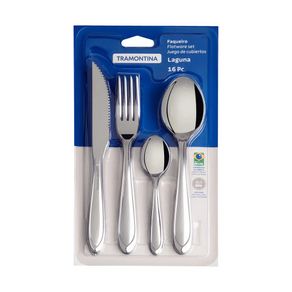 FAQUEIRO INOX LAGUNA 16PCS