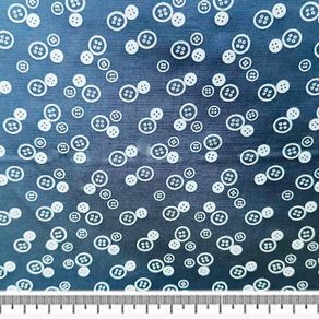Tecido Tricoline Frou Frou Lg1,49 35890 Trio de Botoes Cor 02