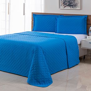 Colcha Ultrassonica Basics 2,20 X 2,40 Casal Indigo/unico