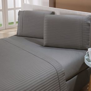 Jogo Cama Stripe 300 F King Fendi/unico