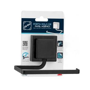 Porta Papel Higien Piatina Black 3m