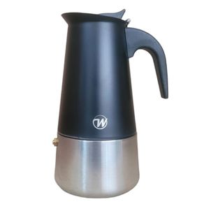 Cafeteira Italiana Black 6 Inox Xicaras (cze08025)