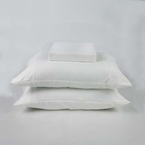 Jogo de Cama Simples Percal Soft  300 Solteiro Branco
