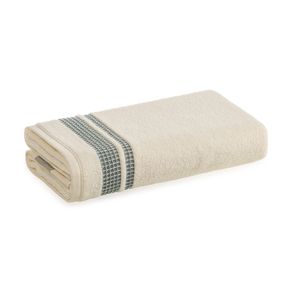 Toalha Banho Levier 70x1,35 Bege 10096/verde 1
