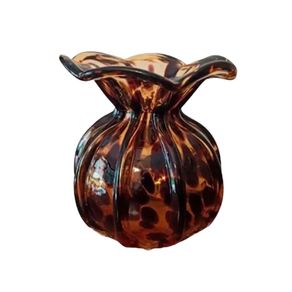 Vaso Decorativo de Vidro Trouxinha Dourada (u2.0357002.05102)