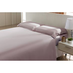 Jogo de Cama 300 Fios Essencial King Rose/unico