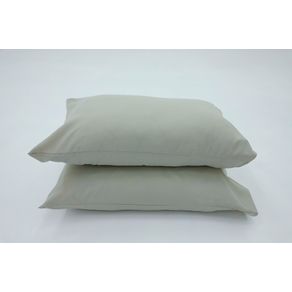 Fronha Percal Soft 230 2 Pecas Areia/unico