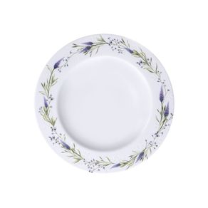 Prato Raso Tramontina Lilla Porcelana Decorada 28cm