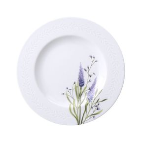 Prato Sobremesa Tramontina Lilla Porcelana Decor 21cm