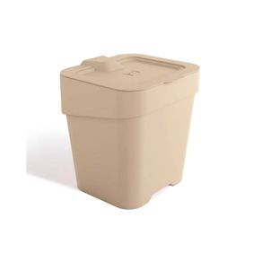 Lixeira de Pia Slim 2,5l Capuccino Solido Plastico (uz420cap)