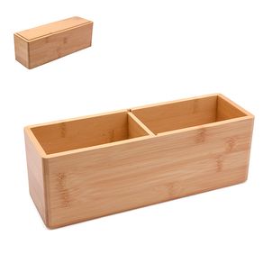 Organizador Bamboo 2 Partes 24,5x 8,0x 8,4cm Unico