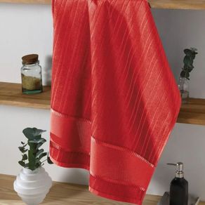 TOALHA LAVABO FEL P/ BORDAR BELLA LISO 0,30 X 0,45 VERMELHO