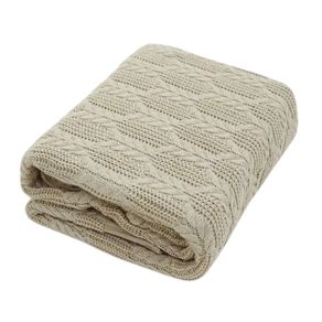 Manta Para Sofa Begonia 1,20 X 1,80 Areia/unico