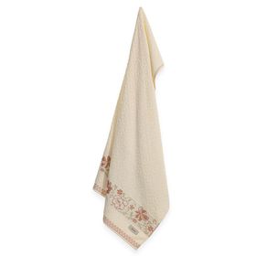 Toalha Banho Yuna 70 X 1,35 Bege 10096/salmao Verde 25