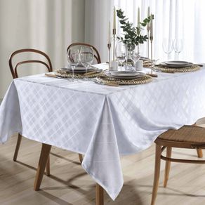 Toalha Mesa Jac Requinte Ii 1,40x1,40 Tj-4872 Branco