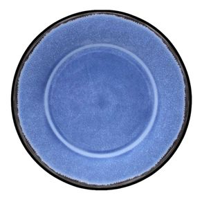 Prato Raso Melamina Pompeia 26,5cm Azul/unico