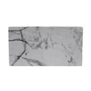 Tabua Retangular Melamina 32,7cm Marmore/unico