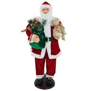 Boneco Papai Noel Musical 150cm