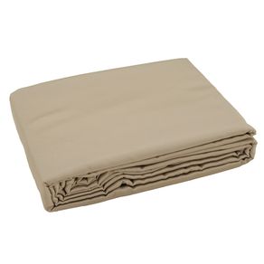 Capa P/ Duvet Liso 300 Fios 100% Alg 2,60 X 2,40 Bege/unico