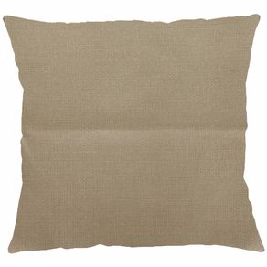 Capa P/almofada Veludo Linho Trellis 43cm X 43cm Bege/unico