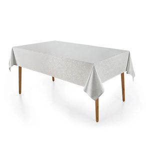Toalha Mesa Celebra 1,80x1,80 Blanka Branco 01