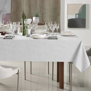 Toalha Mesa Celebra 1,80x2,20 Verissimo  Branco 01