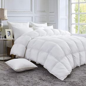 Edredom Hotel 400 King 2,40x 2,60 Branco/unico