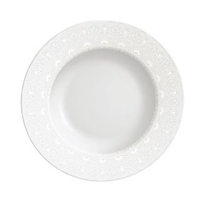 Prato Raso Alicia Em Porcelana Decorada 27cm