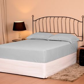 Jogo de Cama Essence Simples Solteiro Prata/unico