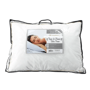TRAVESSEIRO TOQUE DE PLUMAS EXTRA FIRME 0,50 X 0,70 BRANCO - NIAZITEX