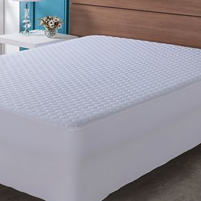 PROTETOR DE COLCHAO CONFORT KING 1,93X2,03 40CM BRANCO