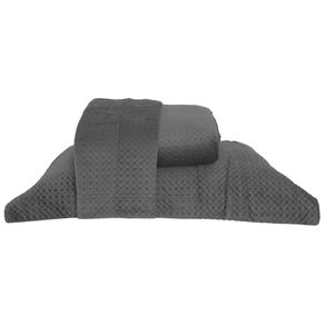 Colcha Ultrassonica Estocolmo 2,40x 2,60 Queen Chumbo