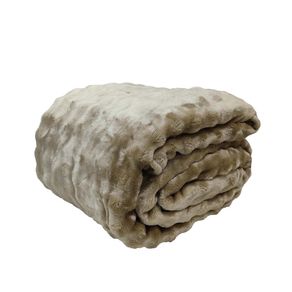 Cobertor Bubble 1,80x 2,20 Kaki/unico