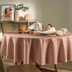 Toalha Mesa Sempre Limpa Delicata 1,78 Red  Rosa Vintage 60252