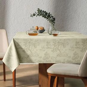 Toalha Mesa Sempre Limpa Grazia  1,60x2,70 Alecrim 90151