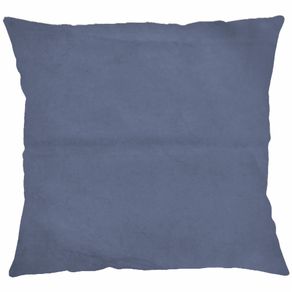 Capa P/almofada Veludo Mono 43cm X 43cm Azul Marinho/unico