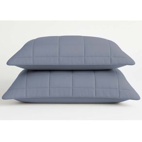 Jogo 2pcs Porta Travesseiro Modena Azul/unico
